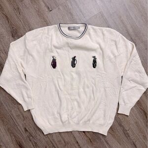 VTG Shenandoah • Embroidered Knit Golf Sweater